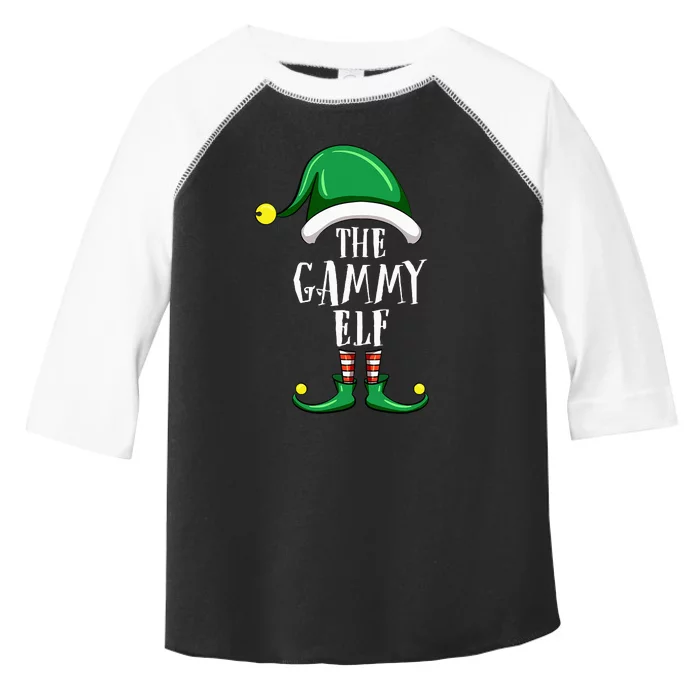 Gammy Elf Group Matching Family Christmas Funny Toddler Fine Jersey T-Shirt