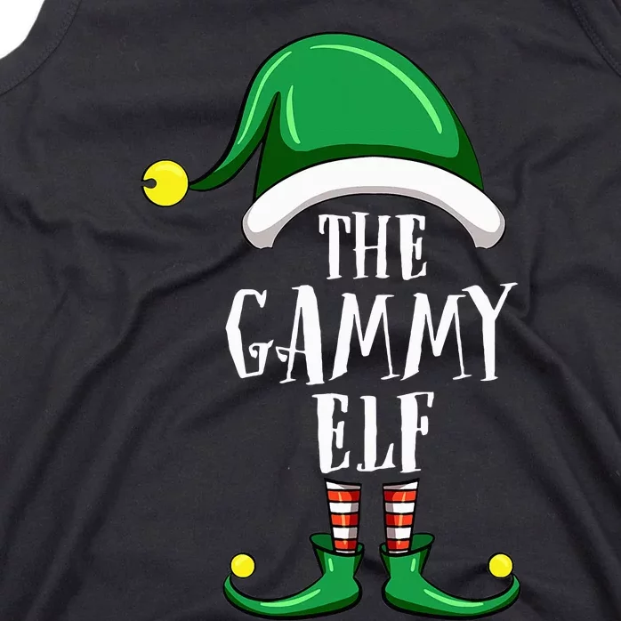 Gammy Elf Group Matching Family Christmas Funny Tank Top