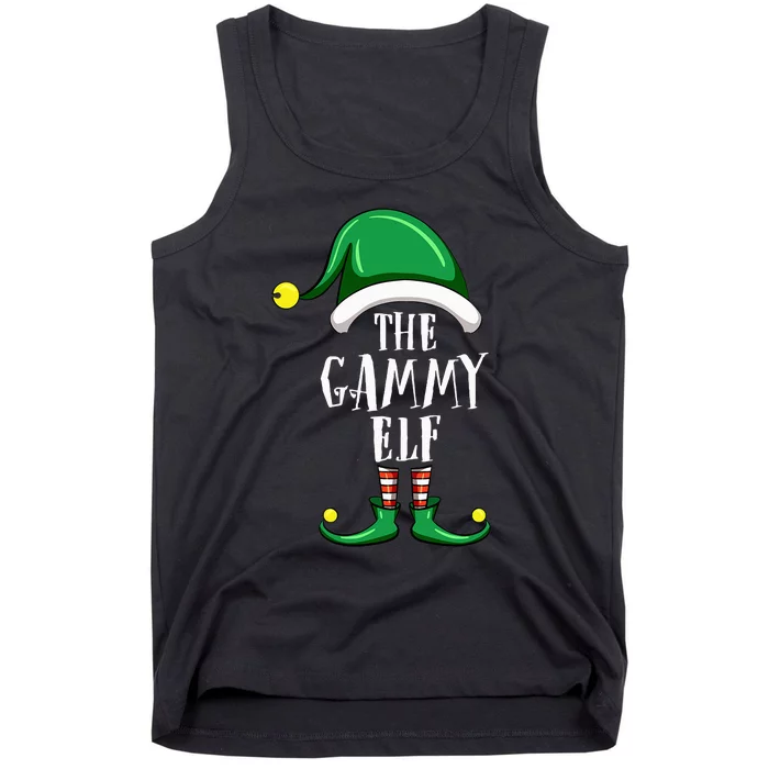 Gammy Elf Group Matching Family Christmas Funny Tank Top