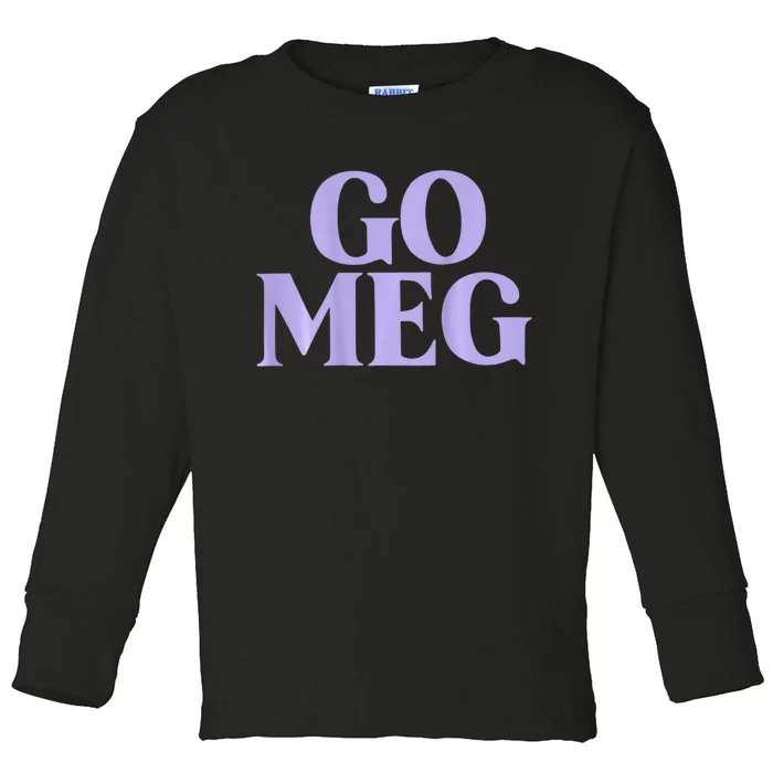 Get Em Glo Go Meg Toddler Long Sleeve Shirt