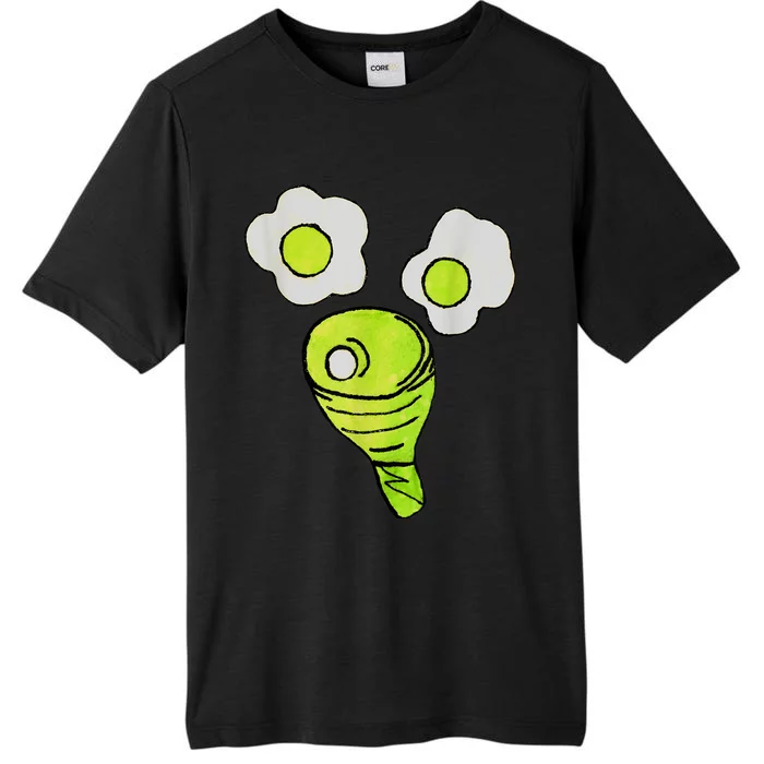 Green Eggs Ham Smile Face Brunch Breakfast Costume ChromaSoft Performance T-Shirt