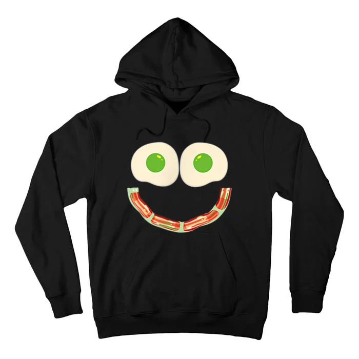 Green Eggs Ham Smile Face Brunch Breakfast Costume Tall Hoodie