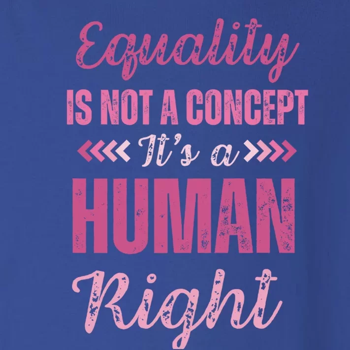 Gender Equality Hu Rights Sexism Awareness Gift Toddler Long Sleeve Shirt