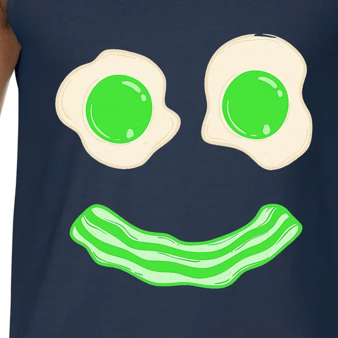 Green Eggs Ham Smile Face Brunch Breakfast Costume Comfort Colors® Tank Top