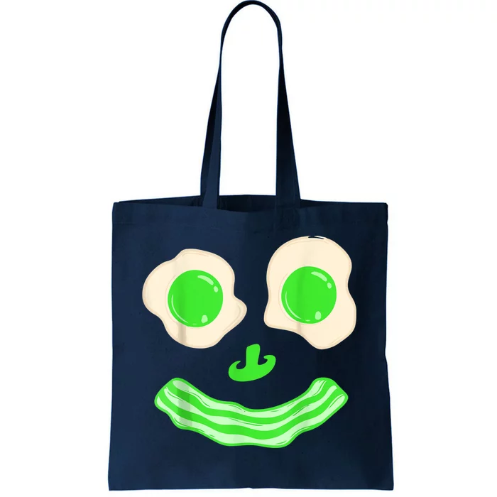 Green Eggs Ham Smile Face Brunch Breakfast Costume Tote Bag