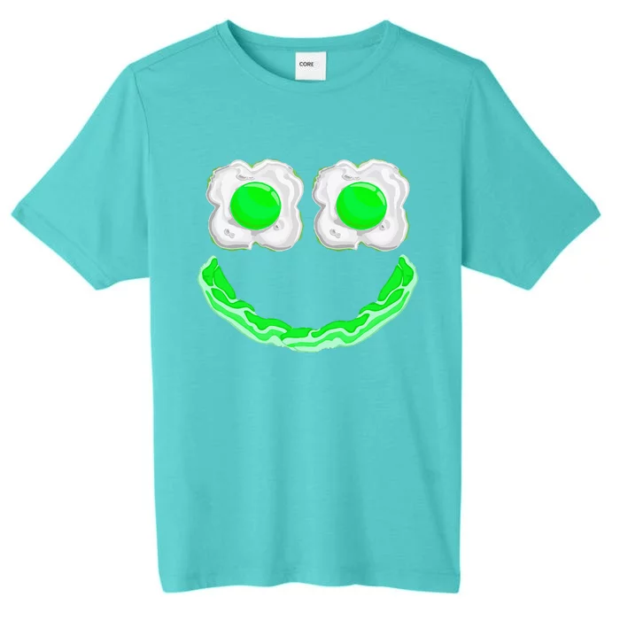 Green Eggs Ham Smile Face Brunch Breakfast ChromaSoft Performance T-Shirt