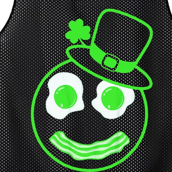 Green Eggs Ham Smile Face Brunch Breakfast Costume Mesh Reversible Basketball Jersey Tank