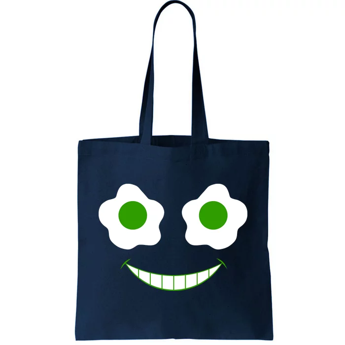 Green Eggs Ham Smile Face Brunch Breakfast Costume Tote Bag