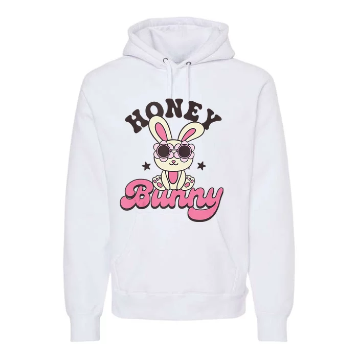 Groovy Easter Honey Bunny Happy Easter Day Premium Hoodie