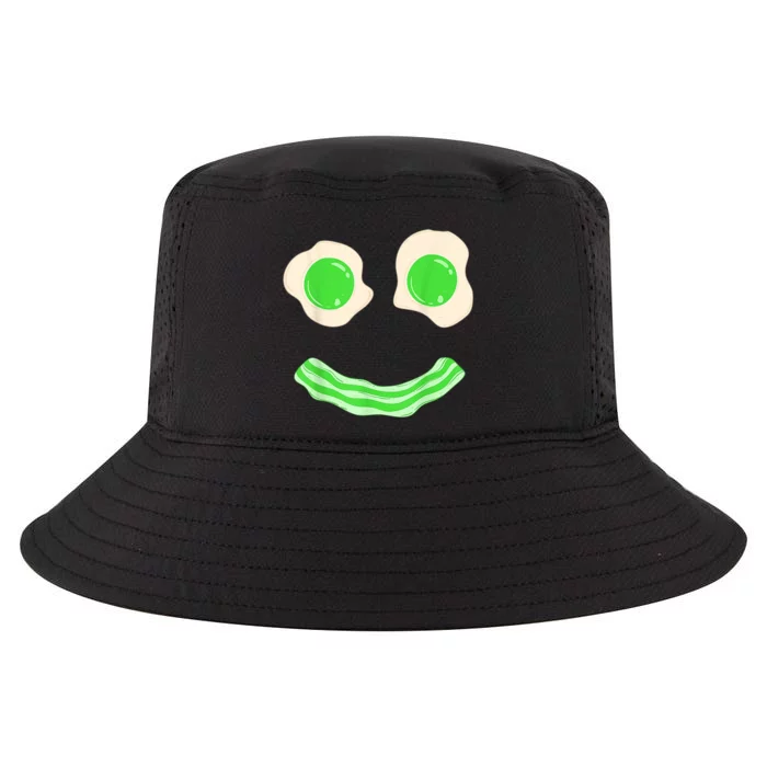 Green Eggs Ham Smile Face St Patrick's Day Cool Comfort Performance Bucket Hat