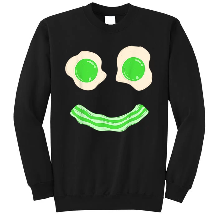 Green Eggs Ham Smile Face St Patrick's Day Sweatshirt