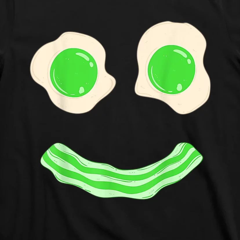 Green Eggs Ham Smile Face St Patrick's Day T-Shirt