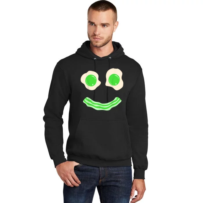 Green Eggs Ham Smile Face St Patrick's Day Tall Hoodie