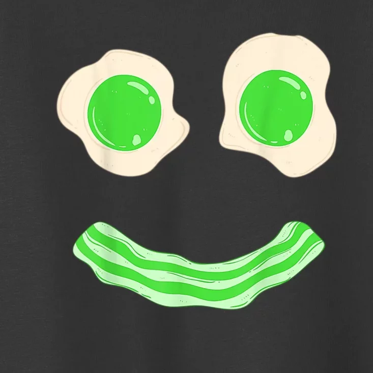 Green Eggs Ham Smile Face St Patrick's Day Toddler T-Shirt