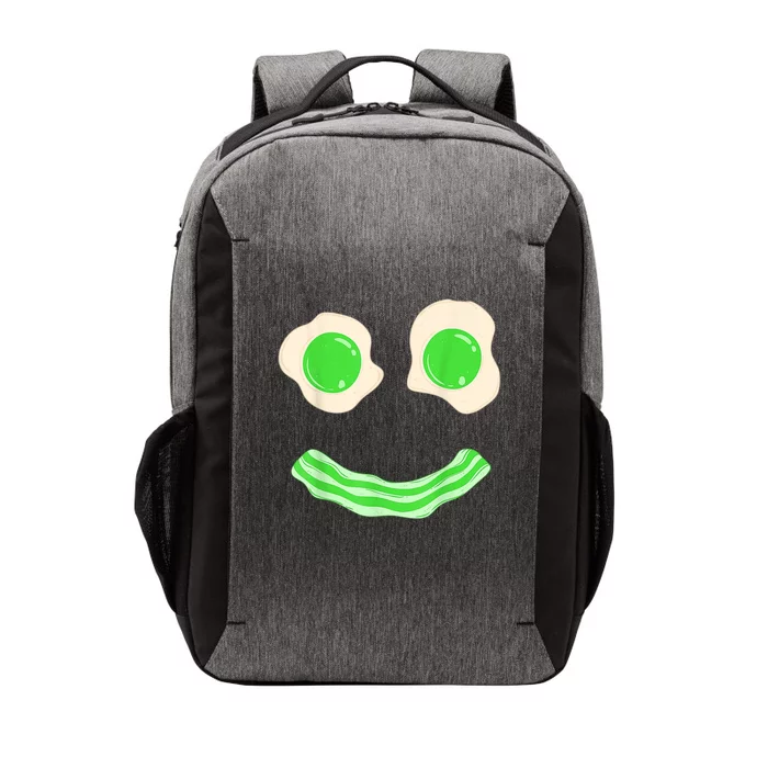 Green Eggs Ham Smile Face St Patrick's Day Vector Backpack