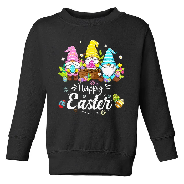 Gnome Easter  Happy Easter Outfit Easter Toddler Sweatshirt