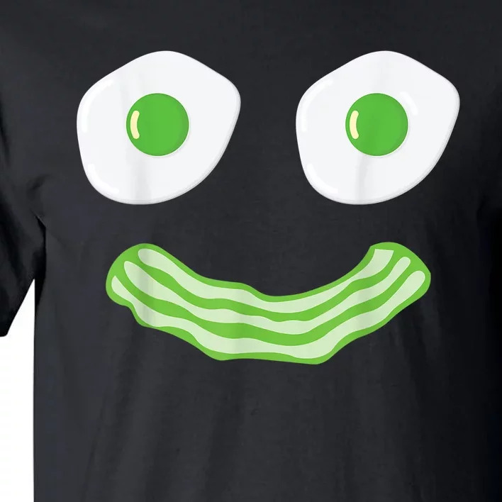 Green Eggs Ham Smile Face Brunch Breakfast Costume Tall T-Shirt