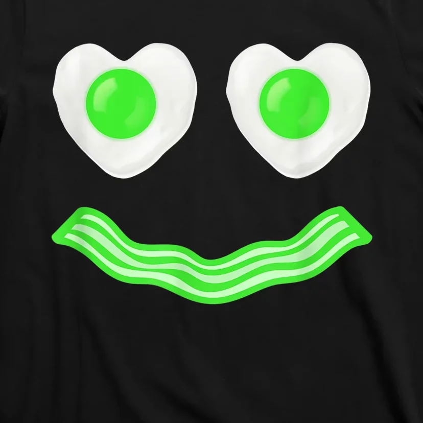 Green Eggs Ham Smile Face Brunch Breakfast Costume T-Shirt