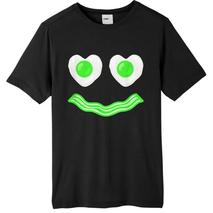 Green Eggs Ham Smile Face Brunch Breakfast Costume ChromaSoft Performance T-Shirt