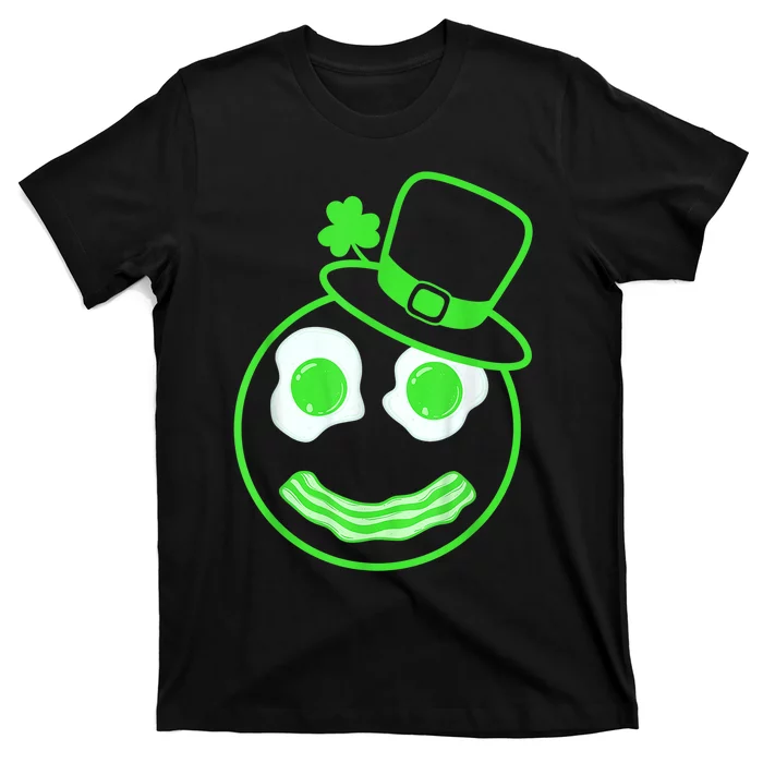 Green Eggs Ham Smile Face Brunch Breakfast Costume T-Shirt