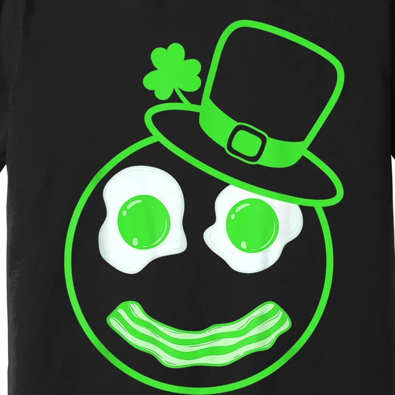 Green Eggs Ham Smile Face Brunch Breakfast Costume Premium T-Shirt