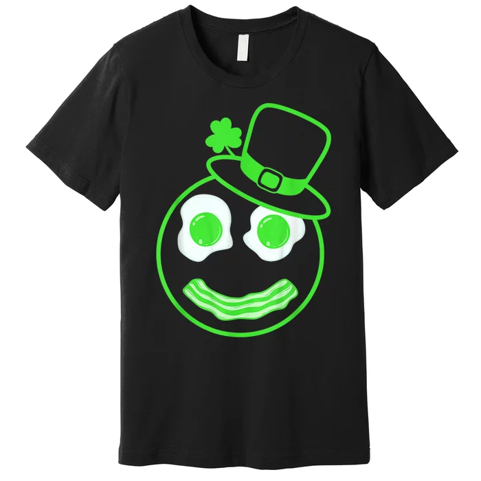 Green Eggs Ham Smile Face Brunch Breakfast Costume Premium T-Shirt