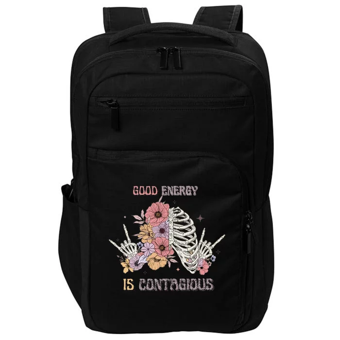 Good Energy Is Contagious Impact Tech Backpack