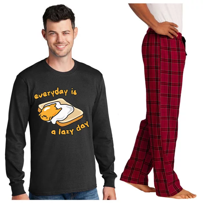 Gudetama Everyday Is A Lazy Day Long Sleeve Pajama Set