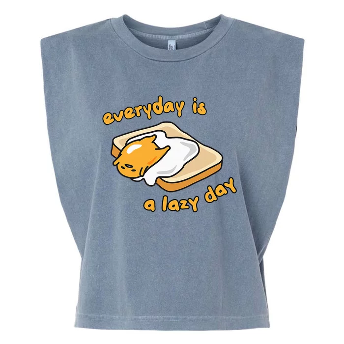 Gudetama Everyday Is A Lazy Day Garment-Dyed Women's Muscle Tee