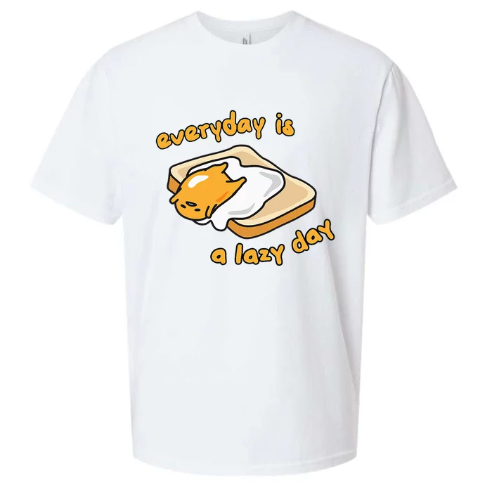 Gudetama Everyday Is A Lazy Day Sueded Cloud Jersey T-Shirt