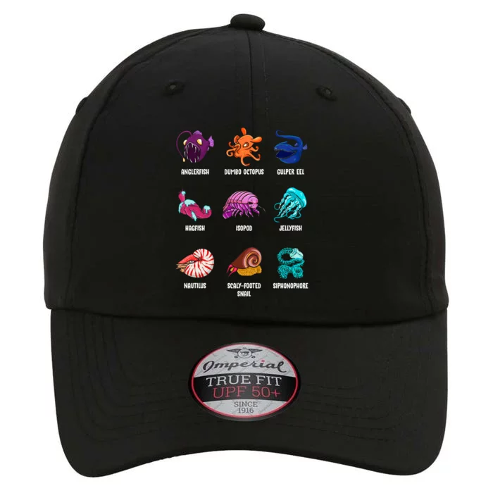 Gulper Eel Isopod Jellyfish Nautilus Octopus Hagfish Gift The Original Performance Cap