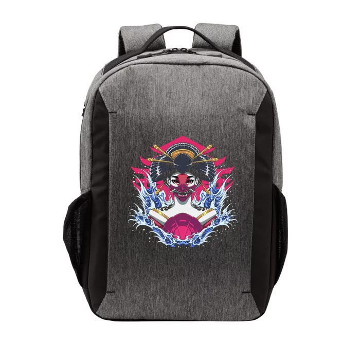 Geishia Ninja Mask Japanese Art Vector Backpack