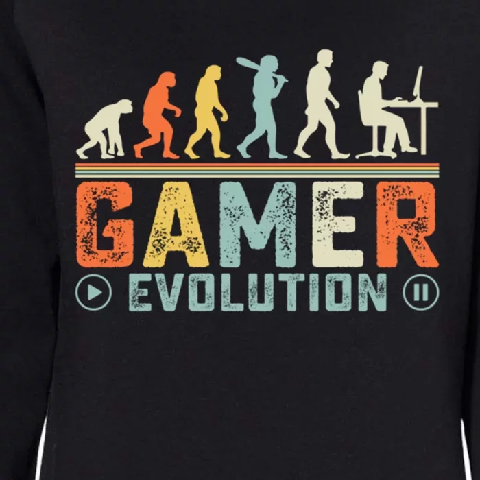 Gamer Evolution Legendary Gear Retro Gaming Session Vibes Cute Gift Womens California Wash Sweatshirt