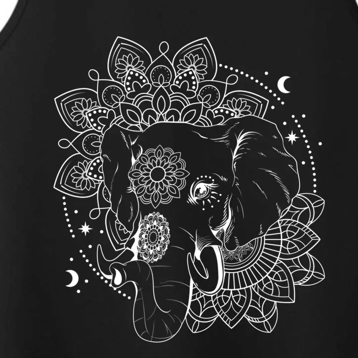 Ganesh Elephant Lotus Flower Dala Yoga Cute Gift Performance Tank