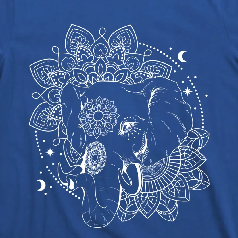 Ganesh Elephant Lotus Flower Dala Yoga Cute Gift T-Shirt