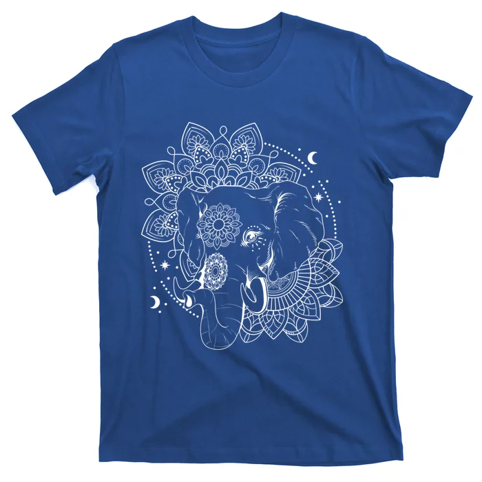 Ganesh Elephant Lotus Flower Dala Yoga Cute Gift T-Shirt