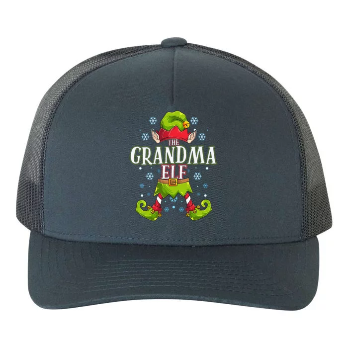 Grandma Elf Matching Family Group Christmas Party Yupoong Adult 5-Panel Trucker Hat