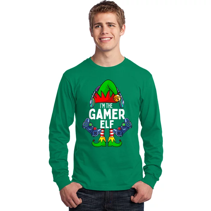 Gamer Elf Matching Family Christmas Long Sleeve Shirt