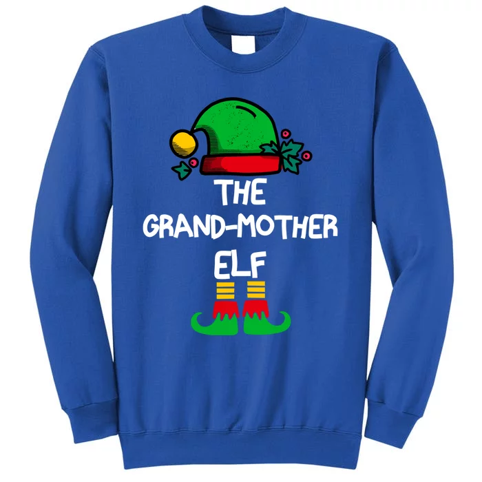 Grandmother Elf Matching Group Xmas Funny Family Christmas Gift Sweatshirt