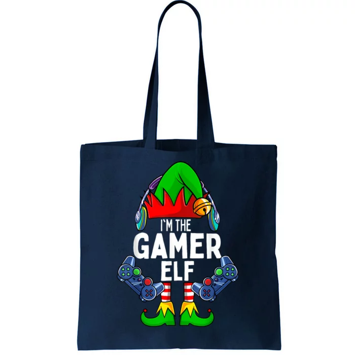 Gamer Elf Matching Family Christmas Tote Bag