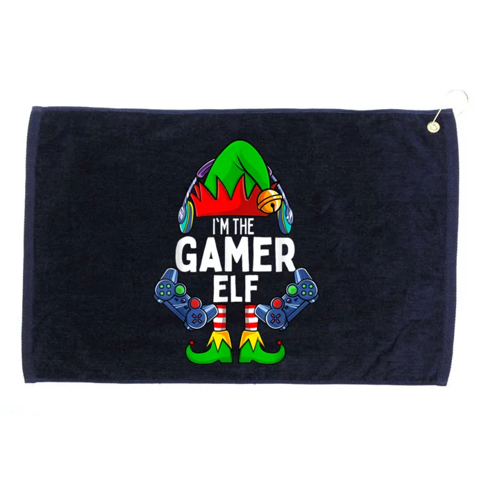 Gamer Elf Matching Family Christmas Grommeted Golf Towel