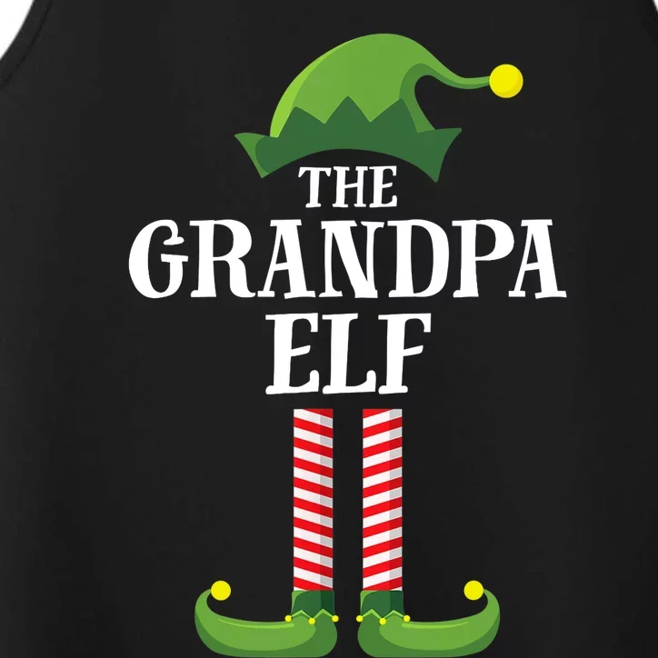 Grandpa Elf Matching Family Group Christmas Party Performance Tank