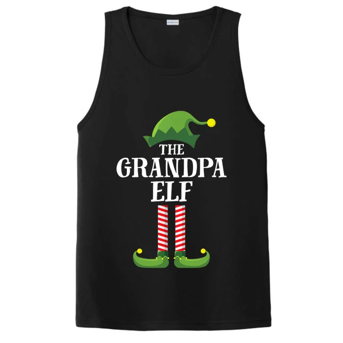 Grandpa Elf Matching Family Group Christmas Party Performance Tank