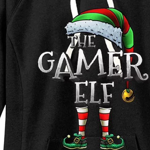 Gamer Elf Matching Family Christmas Gamer Elf Women's Fleece Hoodie