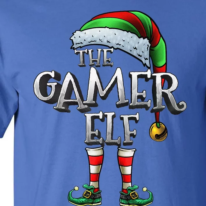 Gamer Elf Matching Family Christmas Gamer Elf Tall T-Shirt