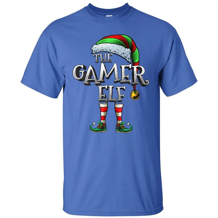 Gamer Elf Matching Family Christmas Gamer Elf Tall T-Shirt