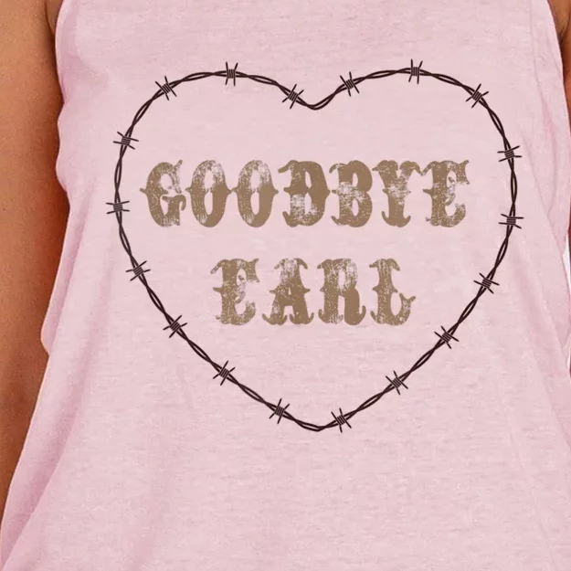 Goodbye Earl Maryanne And Wanda Heart Shape Women's Knotted Racerback Tank