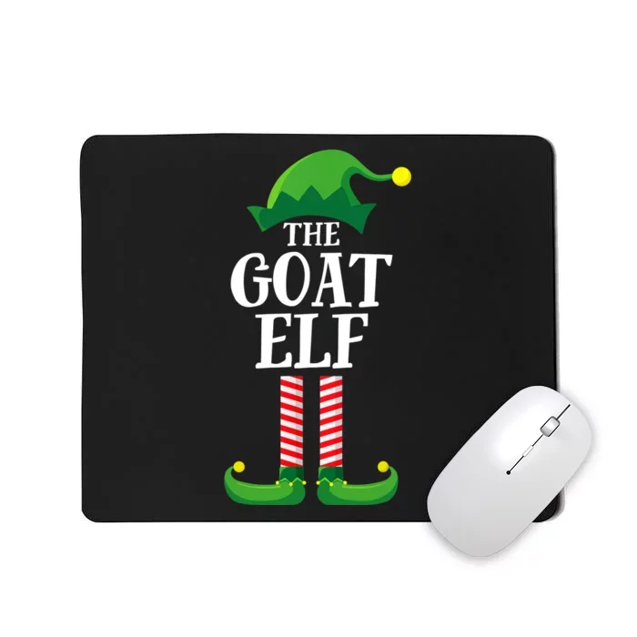 Goat Elf Matching Family Group Christmas Party Mousepad