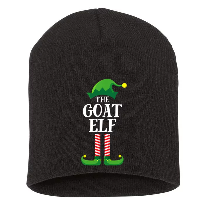 Goat Elf Matching Family Group Christmas Party Short Acrylic Beanie