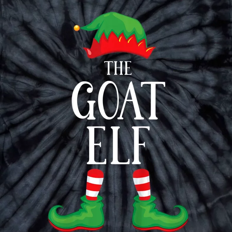 Goat Elf Matching Group Xmas Funny Family Christmas Tie-Dye T-Shirt